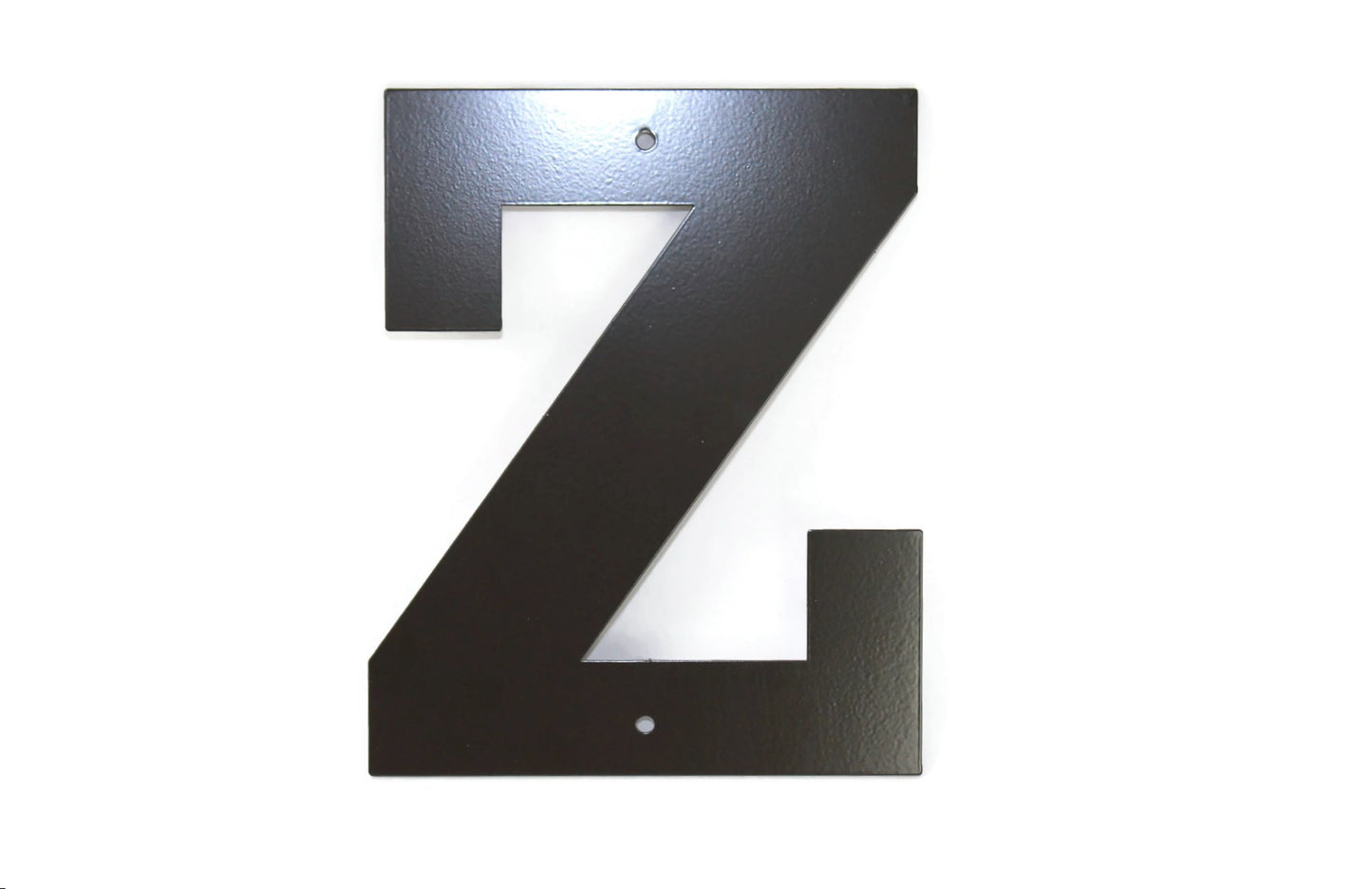 Metal Letters and Numbers Blocky Square Font 8" Tall Powder Coated