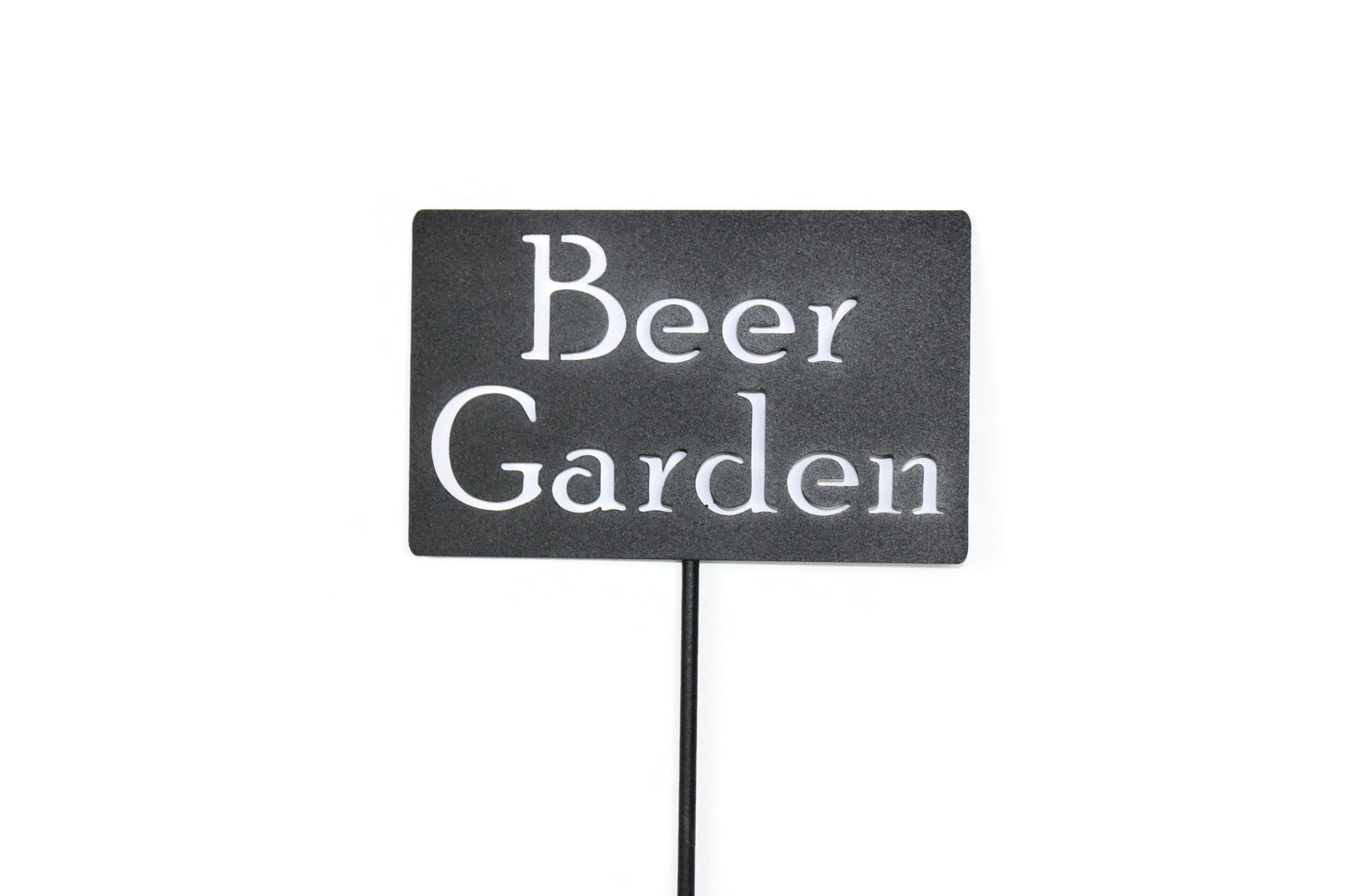 Beer Garden Metal Garden Stake 20 to 48 Inches Tall