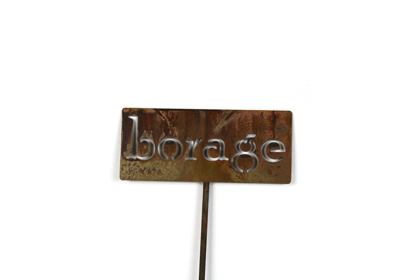 Classic Metal Garden Markers A through G for Herbs, Vegetables, Flowers and Other Plants