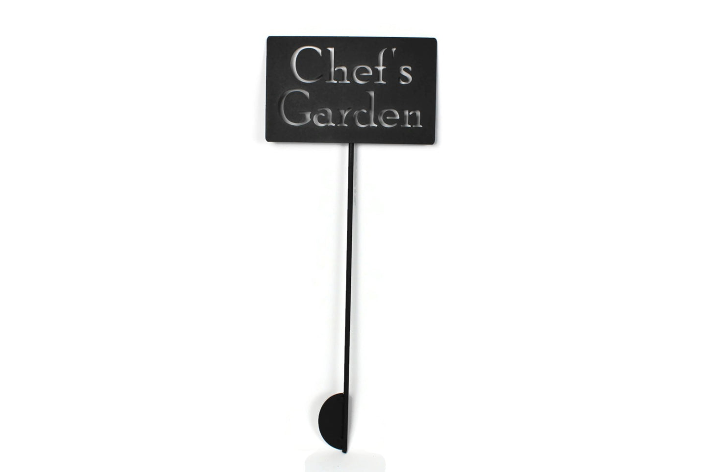 Chef's Garden Metal Garden Stake Sign 20 to 48 Inches Tall