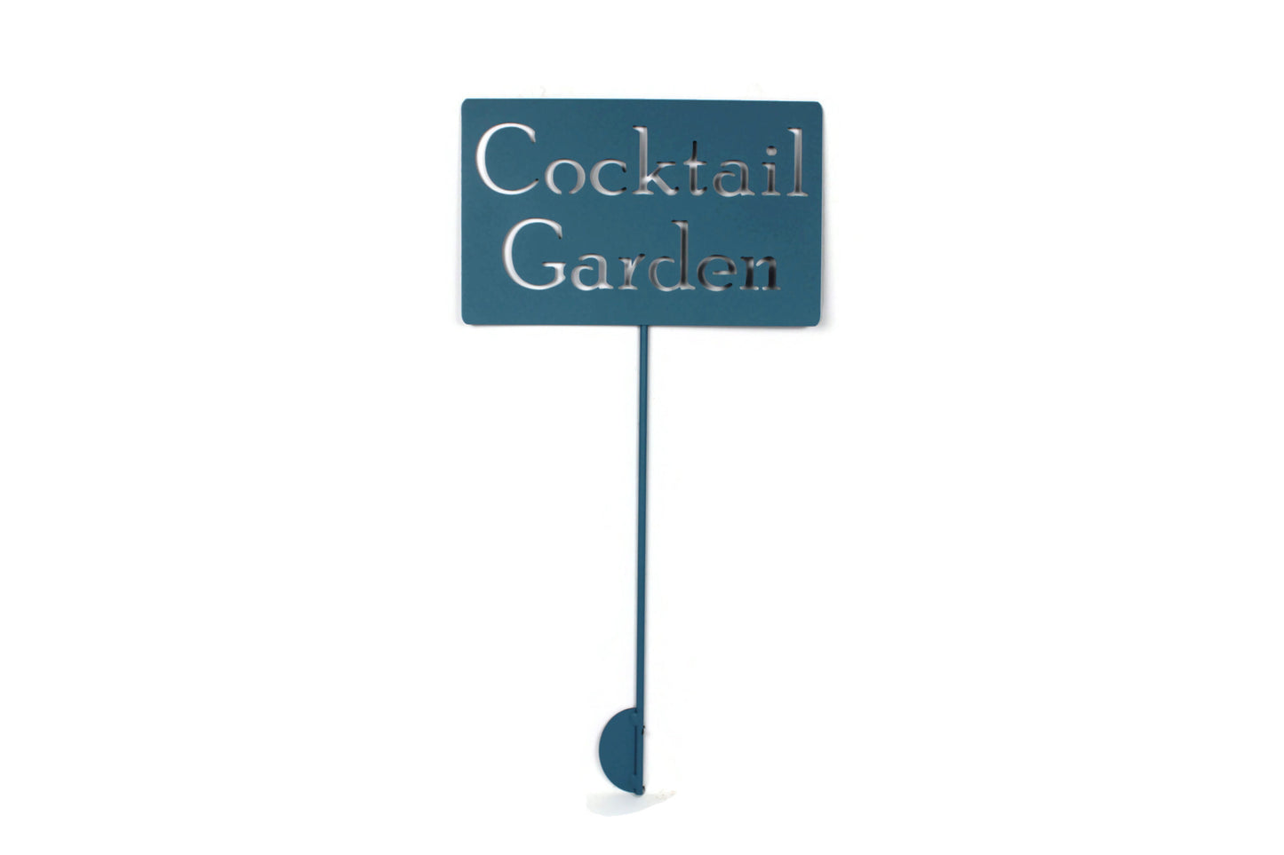Cocktail Garden Metal Garden Stake Sign 20 to 48 Inches Tall
