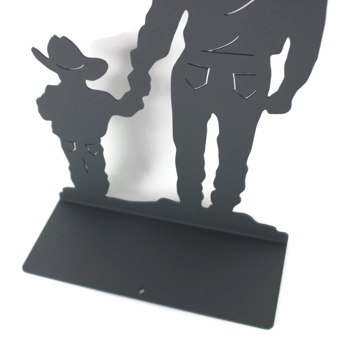 Cowboy and Son Metal Tabletop Home Decor 15 Inches Tall
