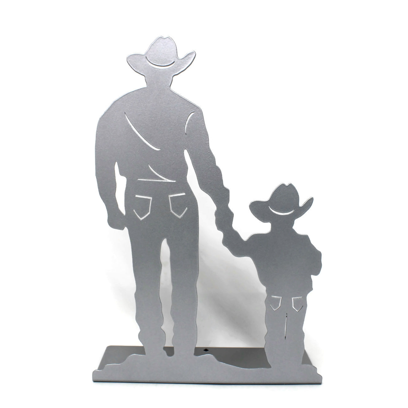 Cowboy and Son Metal Tabletop Home Decor 15 Inches Tall