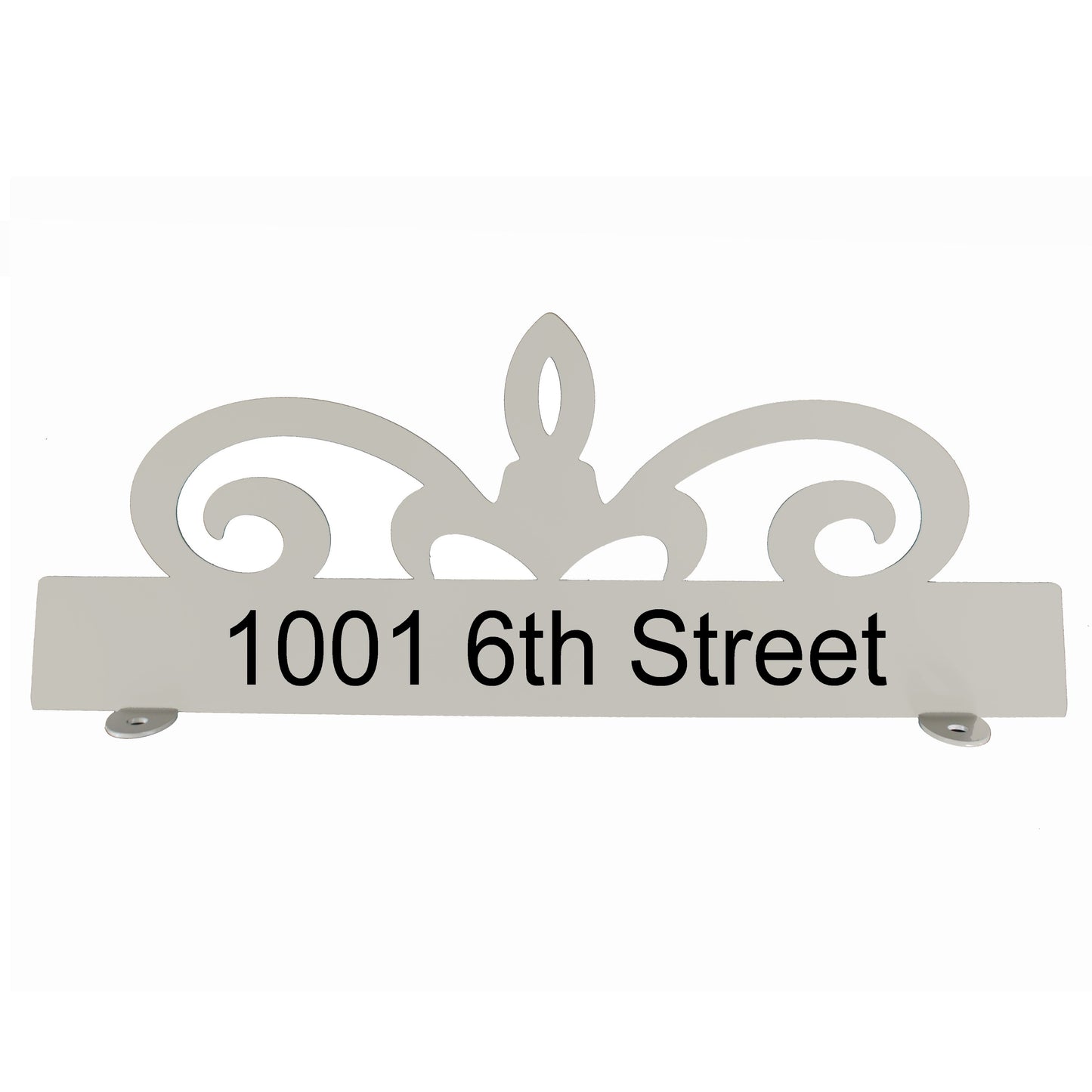 Customized Metal Mailbox Topper 17 Inches Wide - Does Not Include a Mailbox