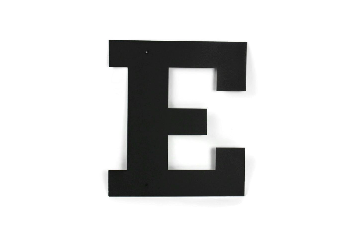 Metal Letters and Numbers Blocky Square Font 4" Tall Powder Coated