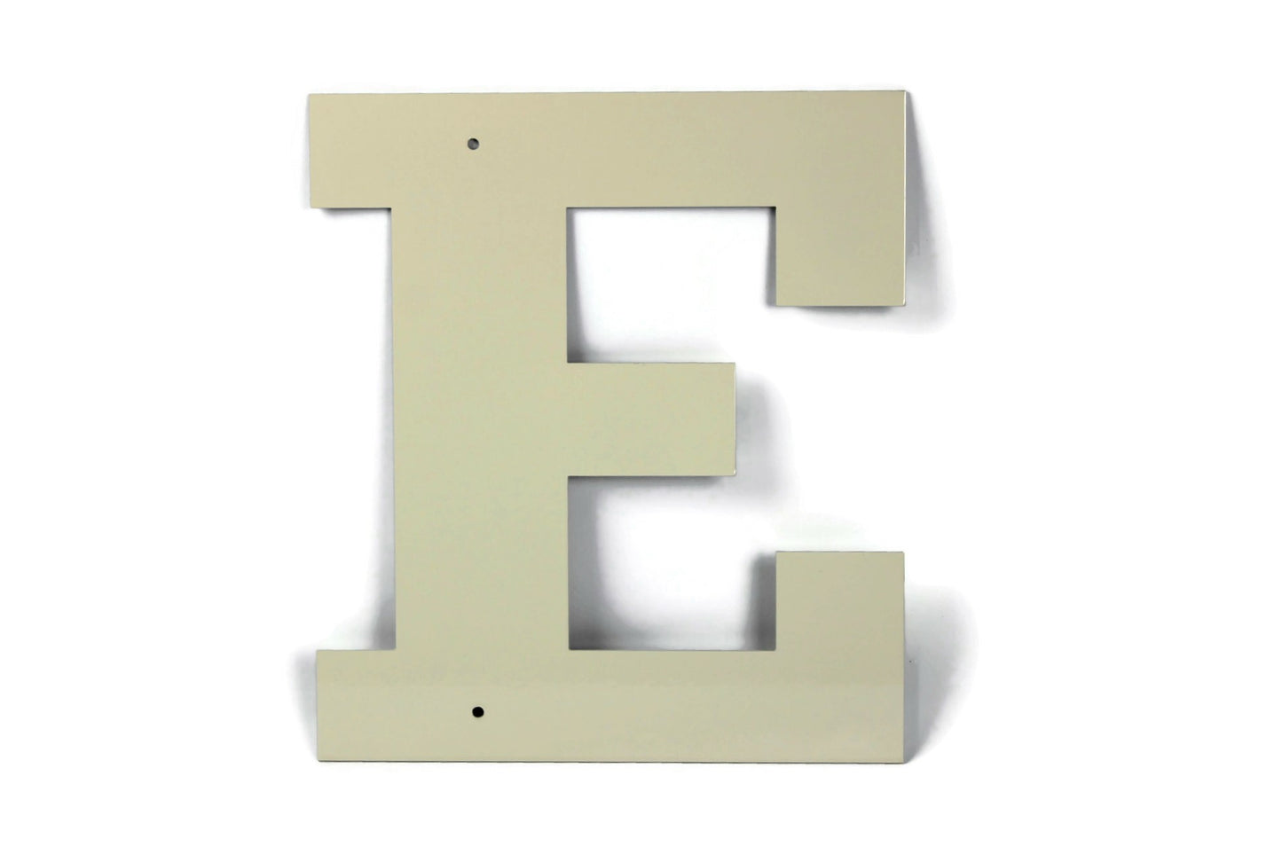 Metal Letters and Numbers Blocky Square Font 12" Tall Powder Coated