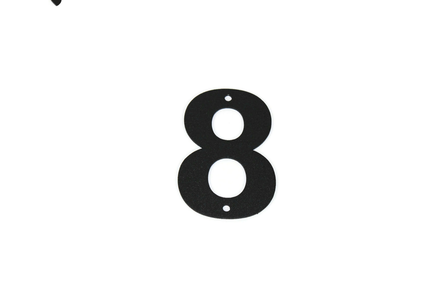 Metal Letters and Numbers Blocky Square Font 8" Tall Powder Coated