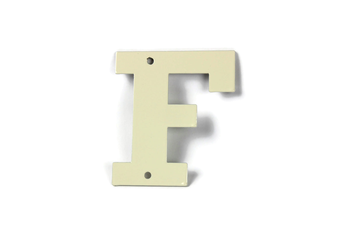 Metal Letters and Numbers Blocky Square Font 4" Tall Powder Coated