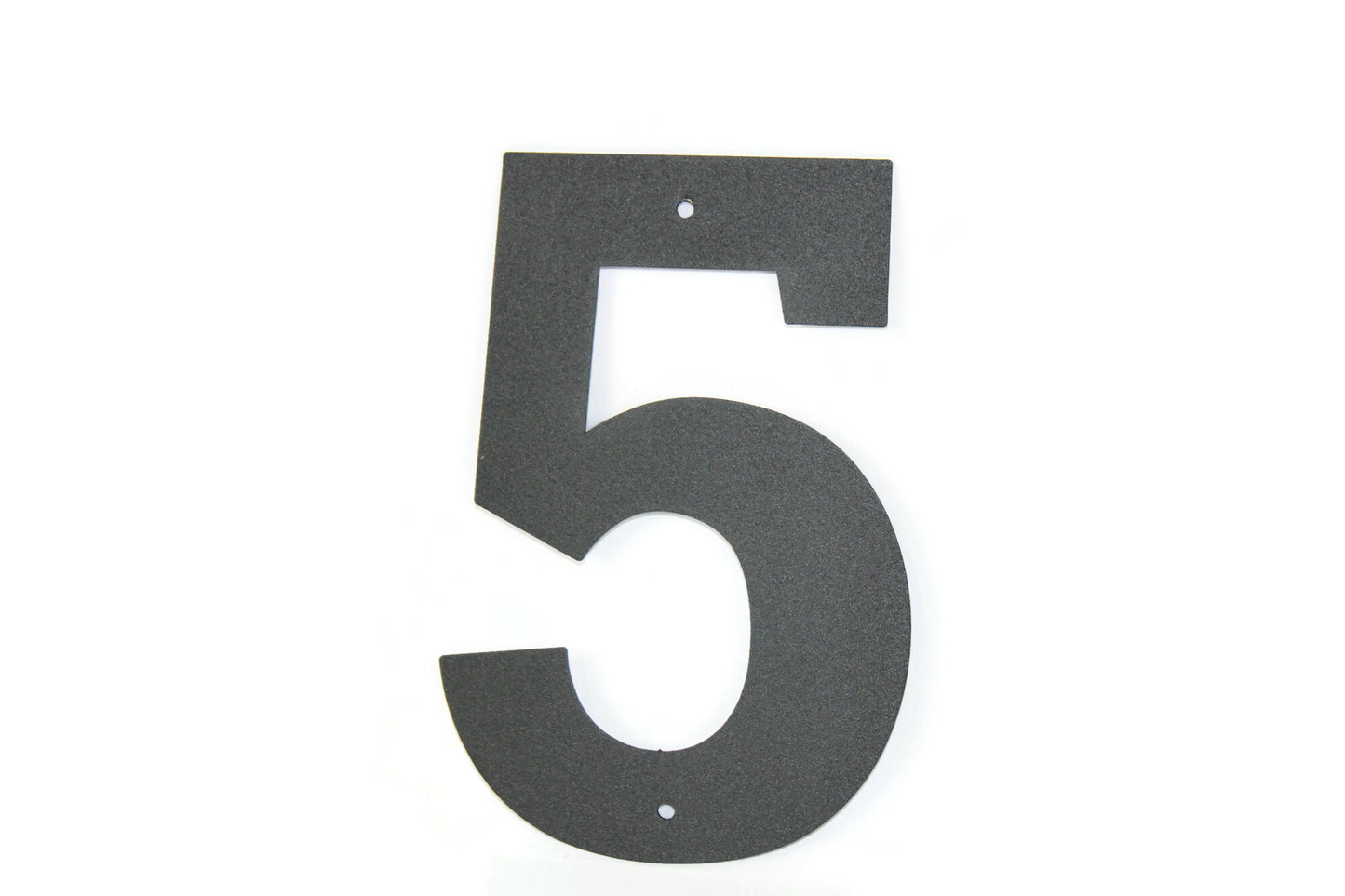 Metal Letters and Numbers Blocky Square Font 8" Tall Powder Coated