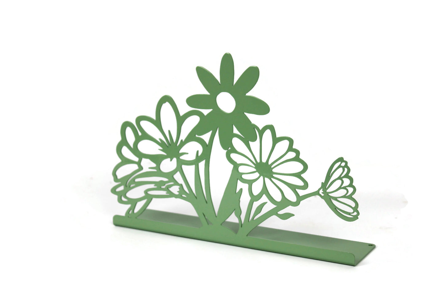 Centerpiece Flowers Tabletop Metal Home Decor 11.5 Inches Wide