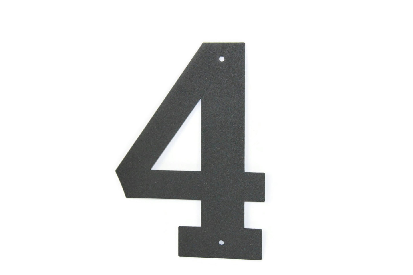 Metal Letters and Numbers Blocky Square Font 8" Tall Powder Coated