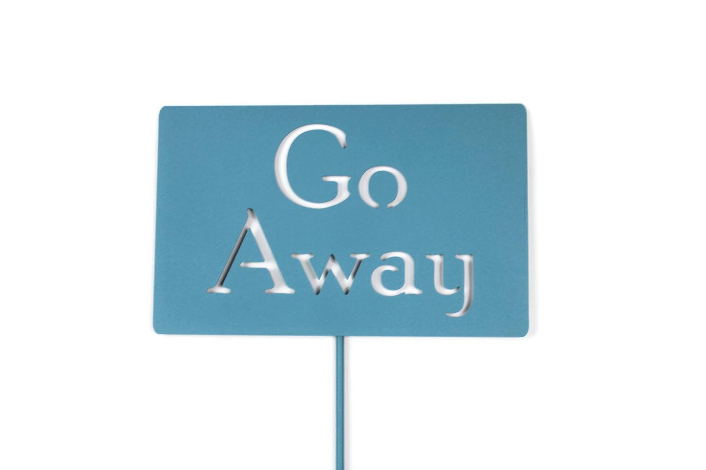 Go Away Metal Garden Stake 20 to 48 Inches Tall