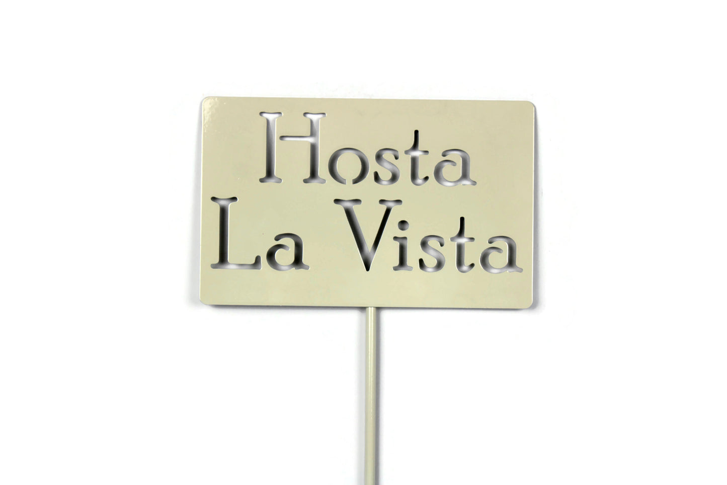 Hosta La Vista Metal Garden Stake Sign 20 to 48 Inches Tall