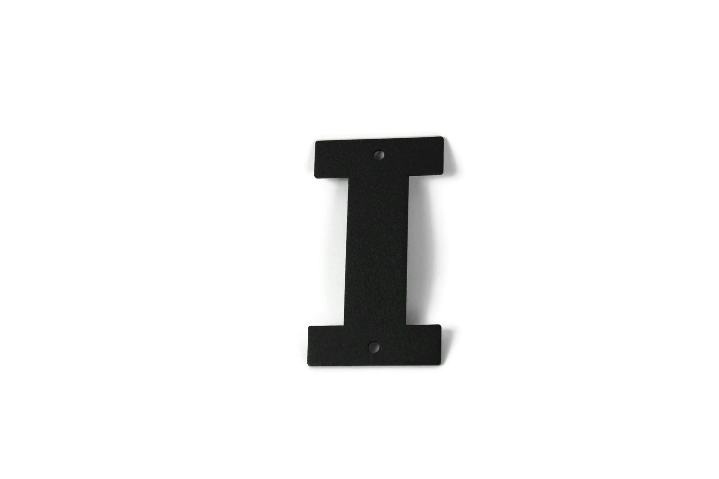 Metal Letters and Numbers Blocky Square Font 4" Tall Powder Coated