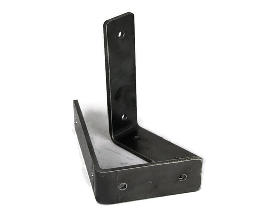 Raw steel metal medium duty shelf support brackets