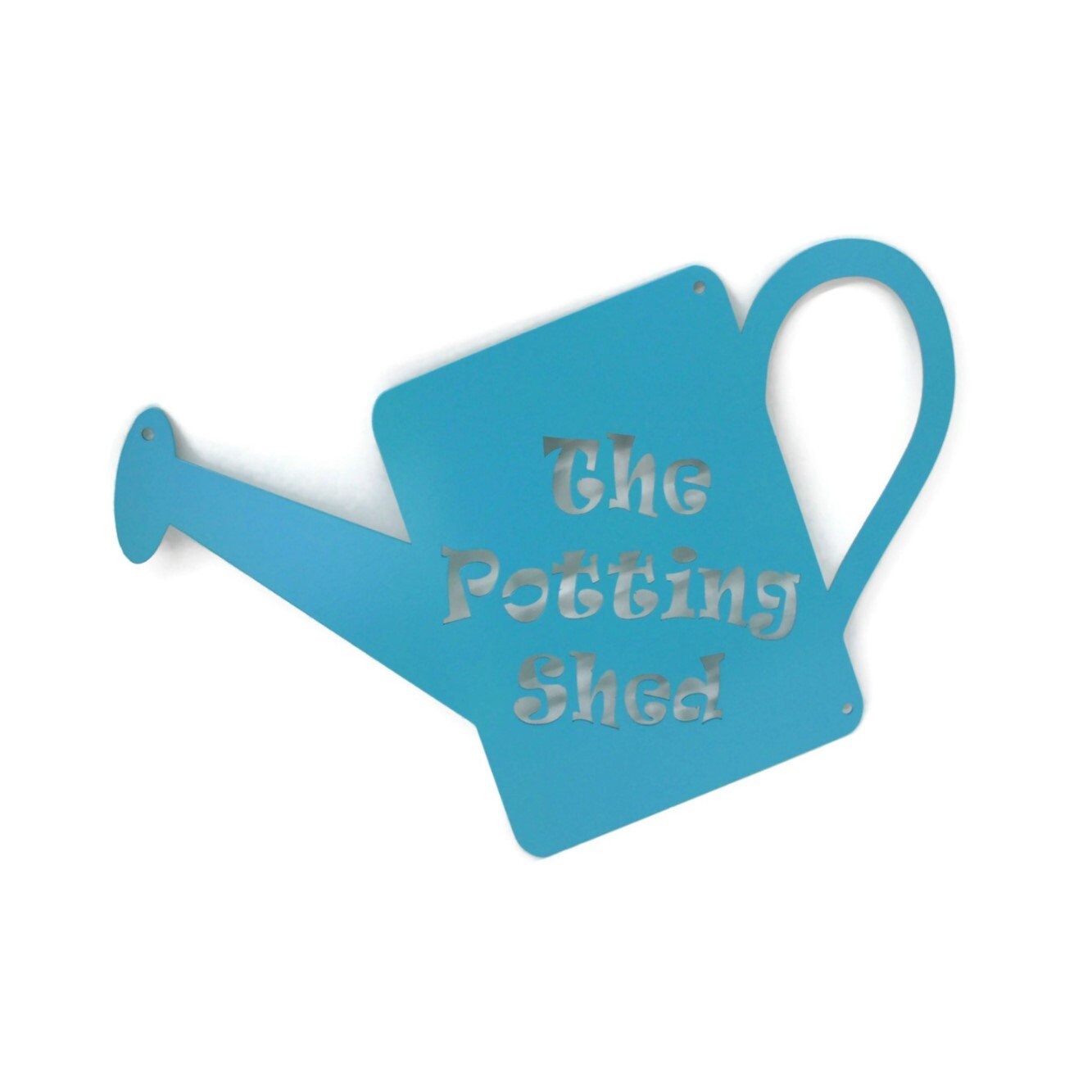 The Potting Shed Metal Sign 11.25 Inches Tall
