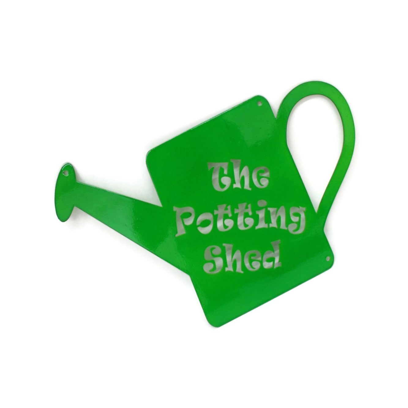 The Potting Shed Metal Sign 11.25 Inches Tall