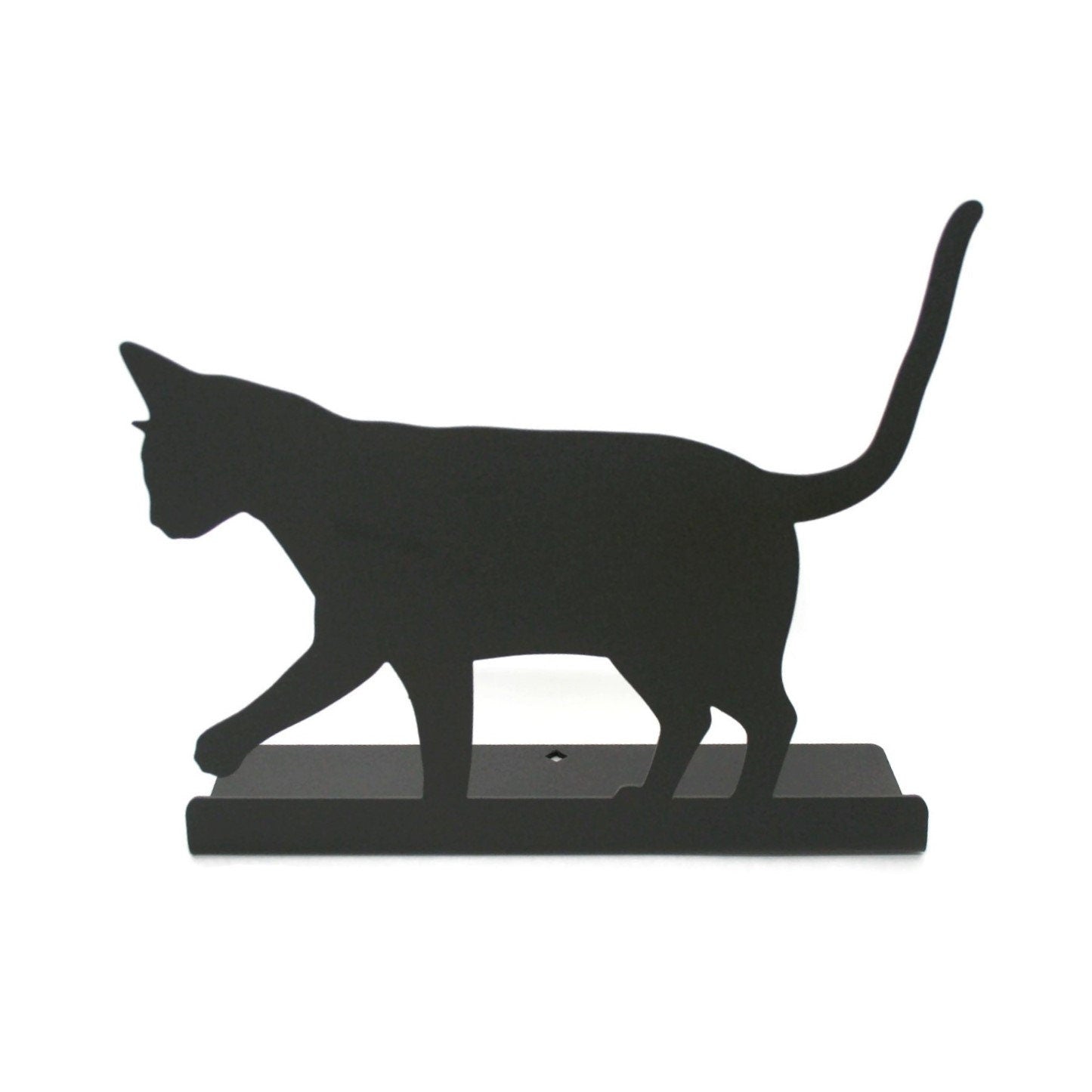 Kitty Cat Metal Tabletop Decoration 11 Inches Wide