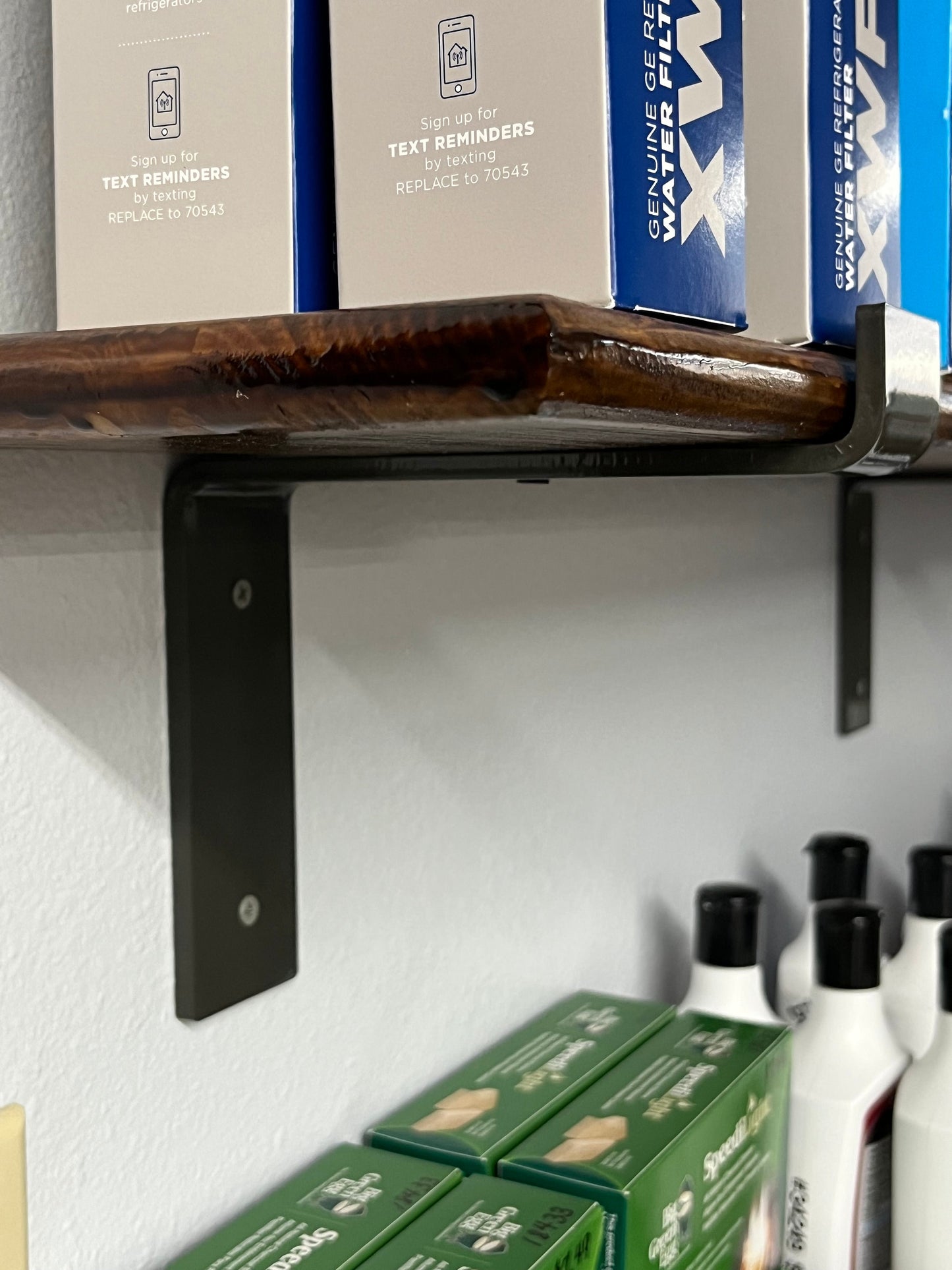 Metal Z Shelf Bracket with Lip 6x7.5" bracket -- Sets of 2 or 4 Heavy Duty