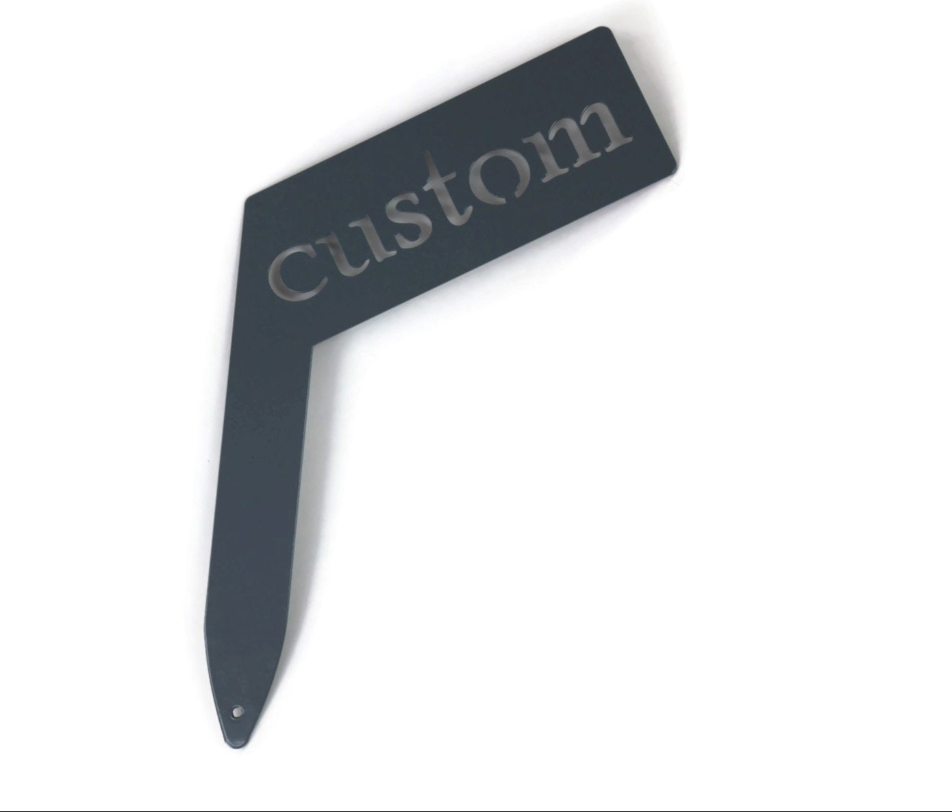 custom primer coated planter size garden marker