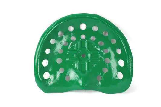 Green antique tractor seat