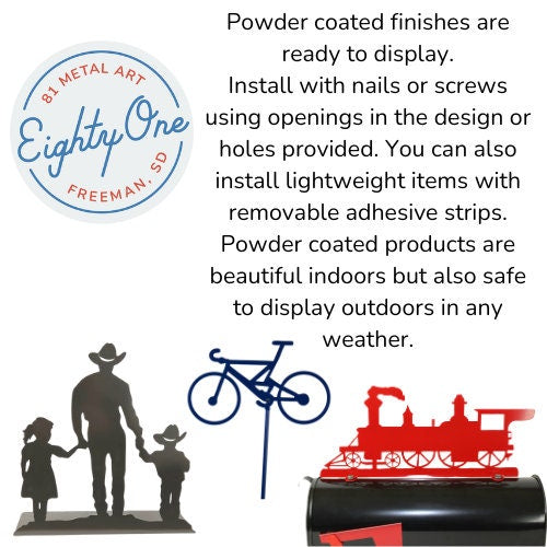 Powder coat finish information