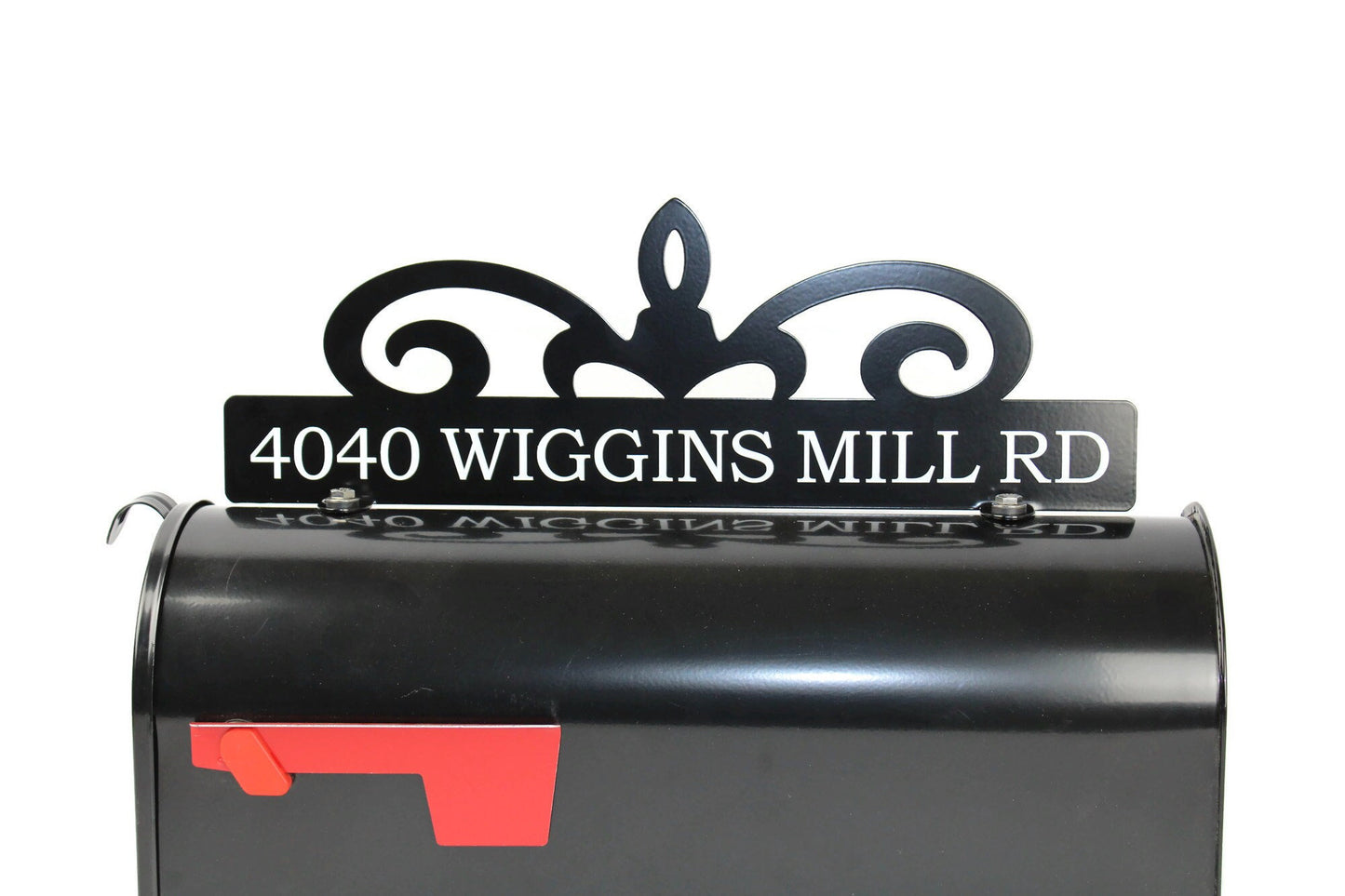 Customized Metal Mailbox Topper 17 Inches Wide - Does Not Include a Mailbox