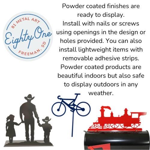 Powder coat finish information