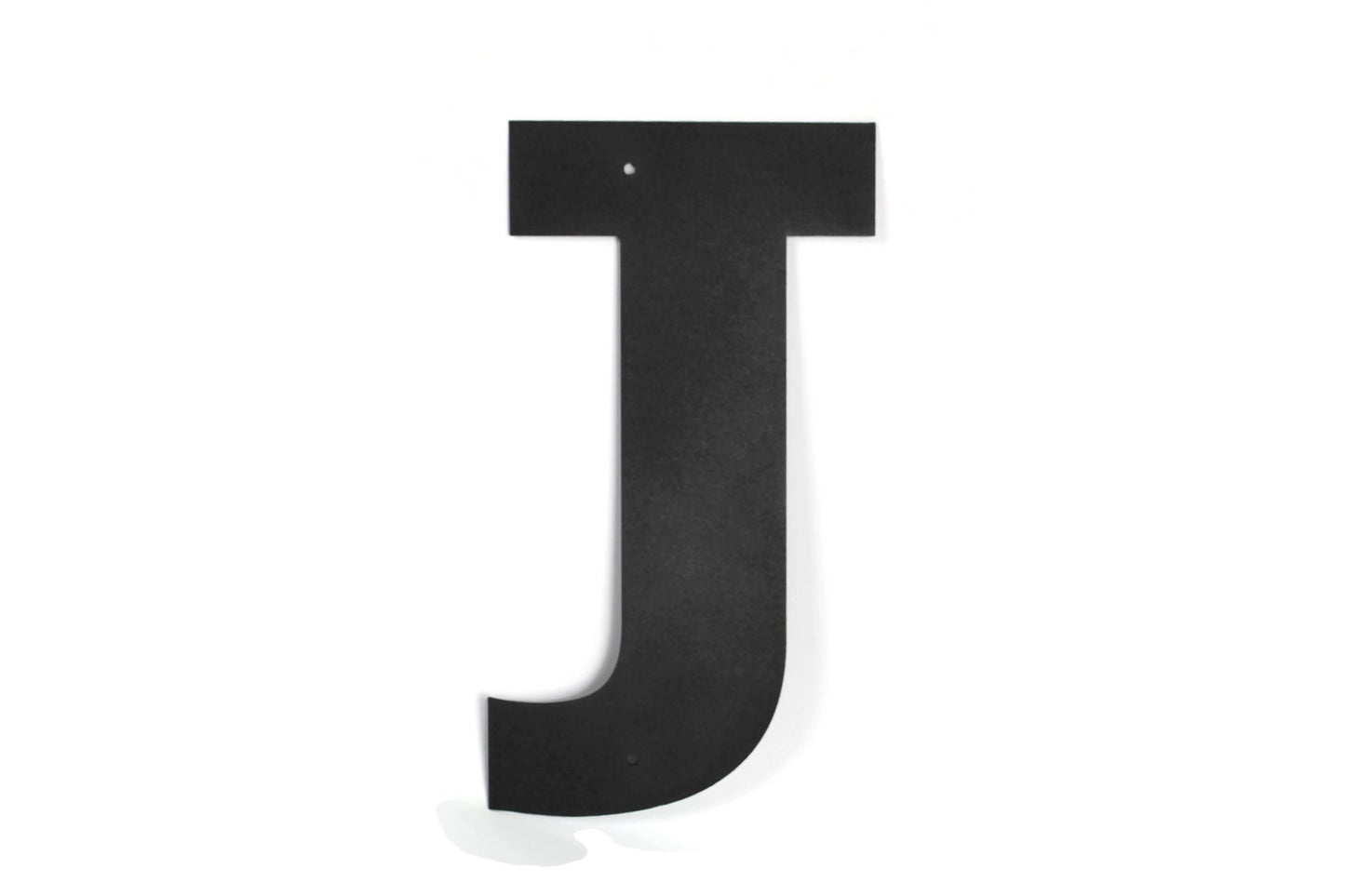 Metal Letters and Numbers Blocky Square Font 12" Tall Powder Coated