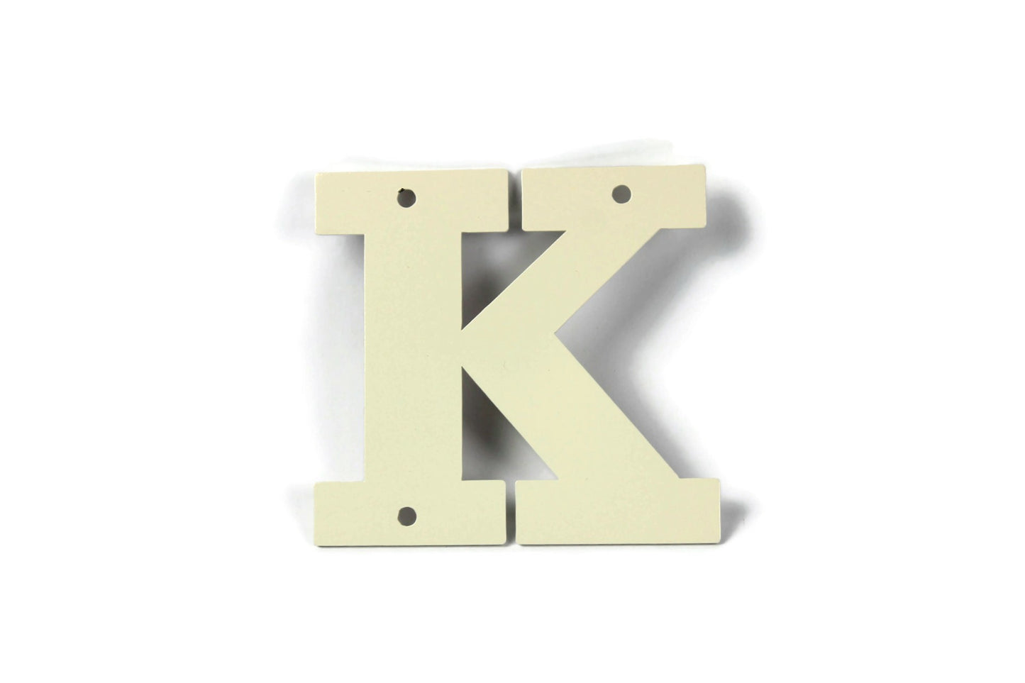 Metal Letters and Numbers Blocky Square Font 4" Tall Powder Coated