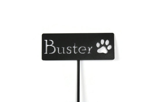 Classic Metal Garden Markers Memorial Pet Sign for Dogs 19 Inches Tall