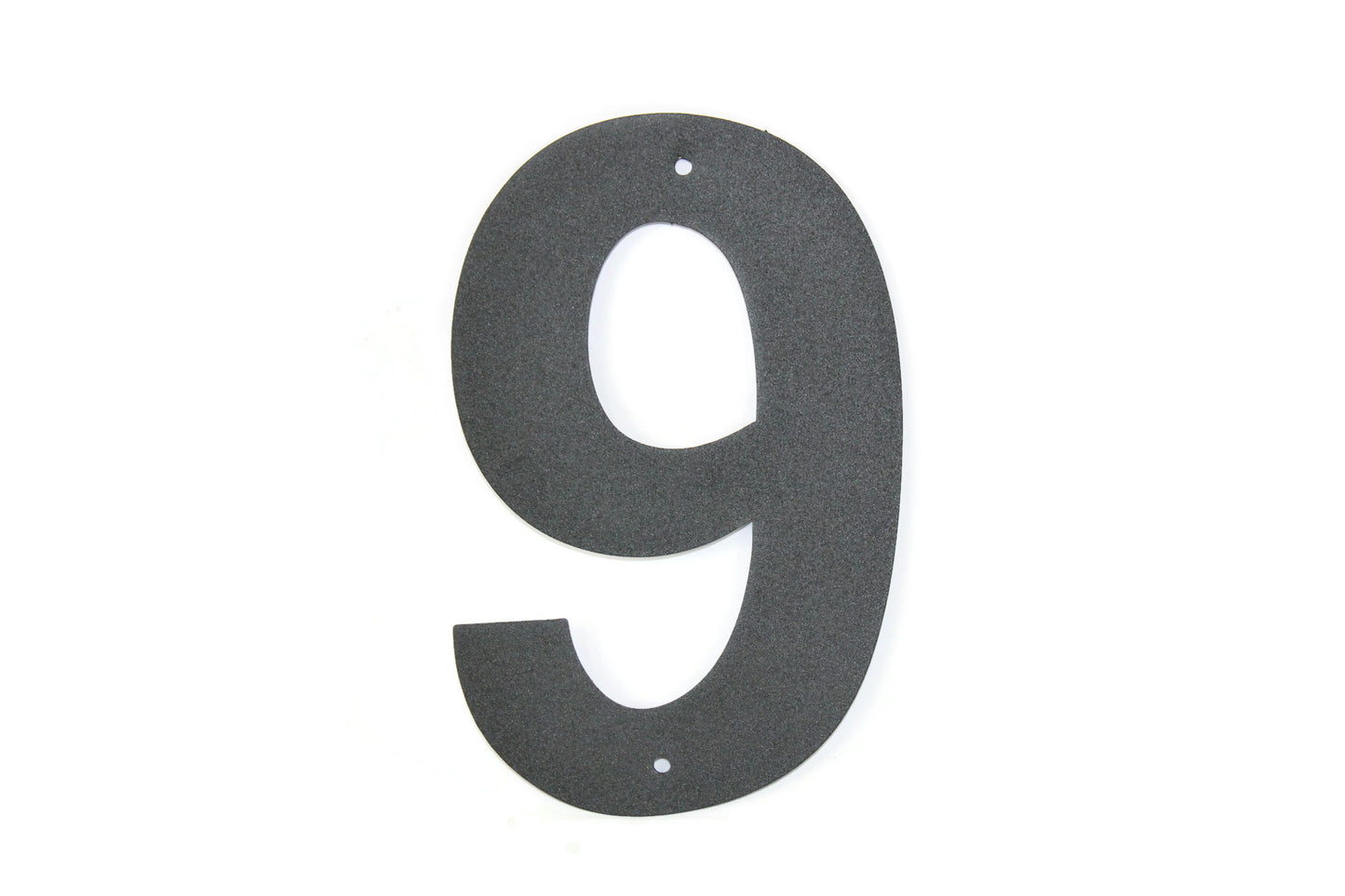 Metal Letters and Numbers Blocky Square Font 8" Tall Powder Coated