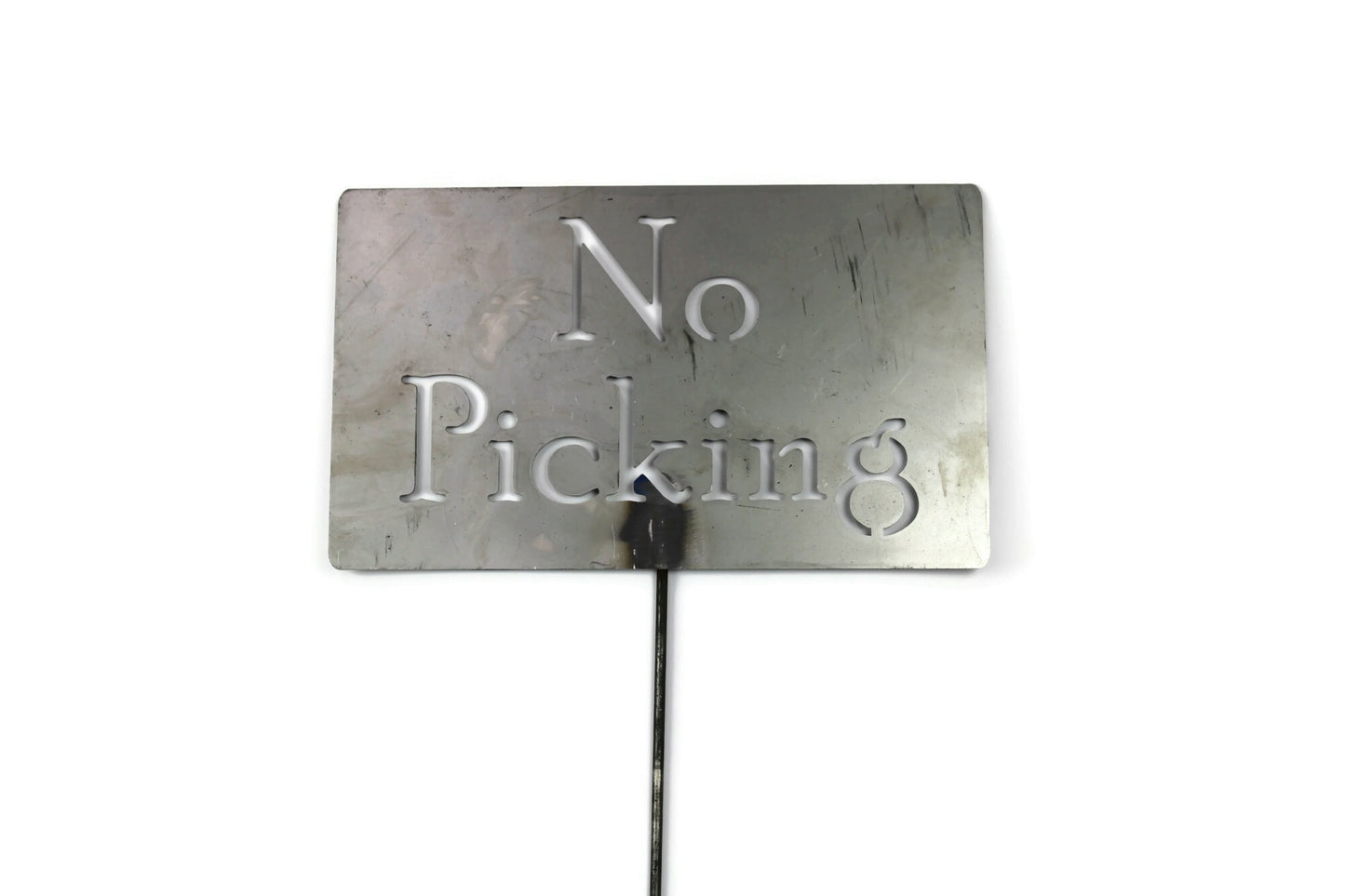 No Picking Metal Yard Stake 20 to 48 Inches Tall