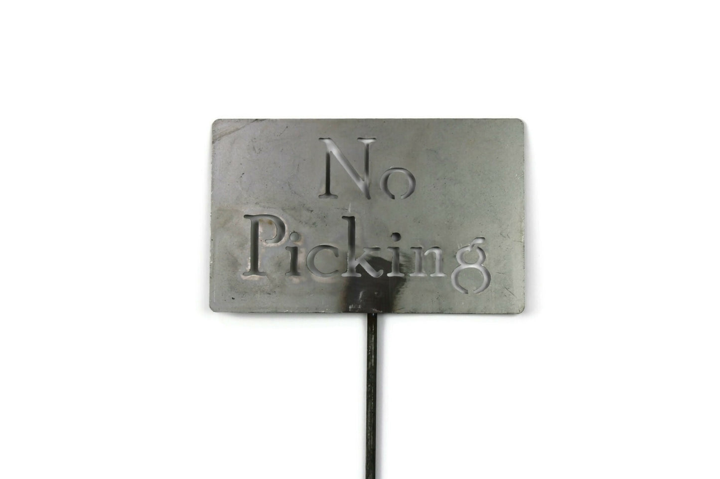 No Picking Metal Yard Stake 20 to 48 Inches Tall