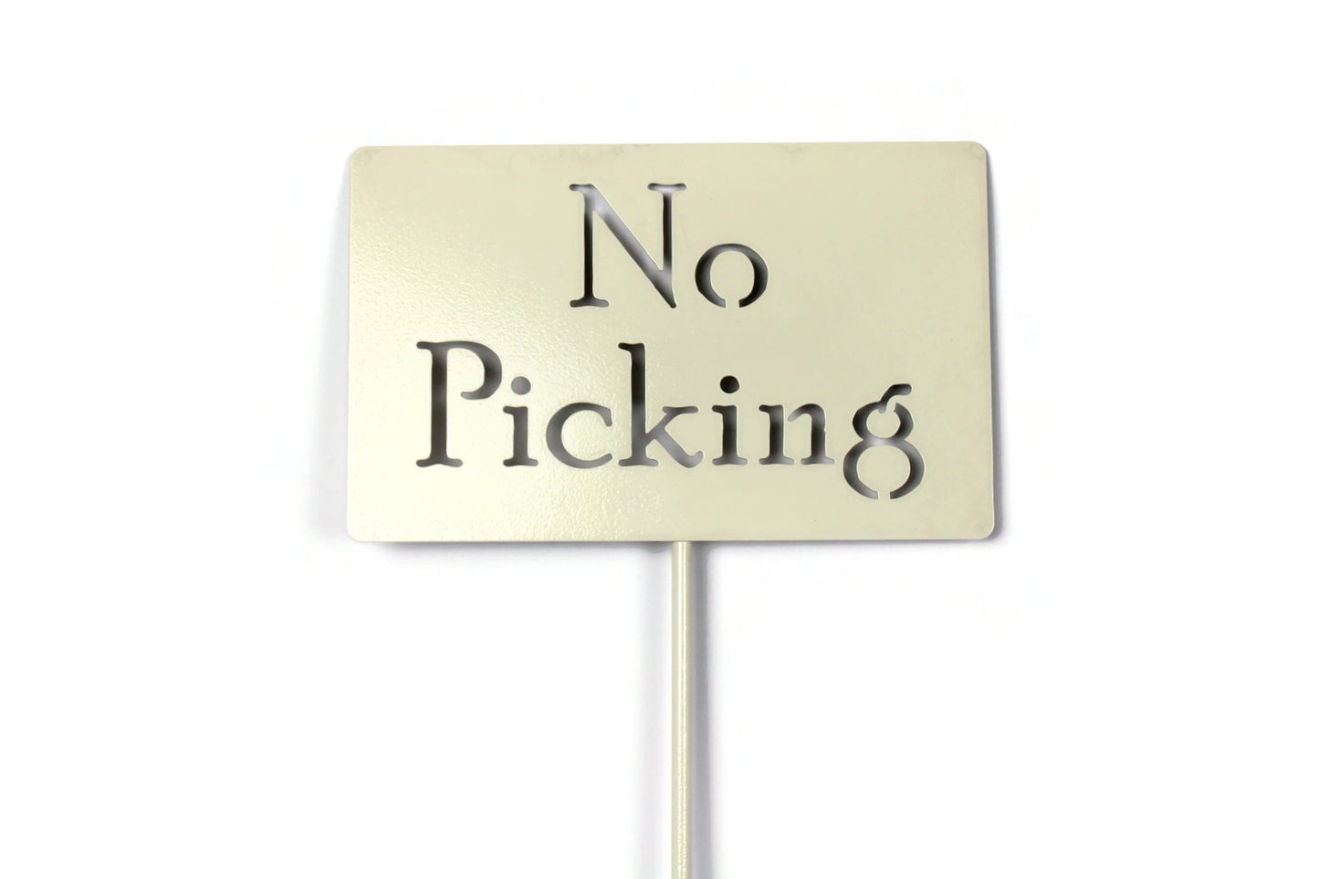 No Picking Metal Yard Stake 20 to 48 Inches Tall