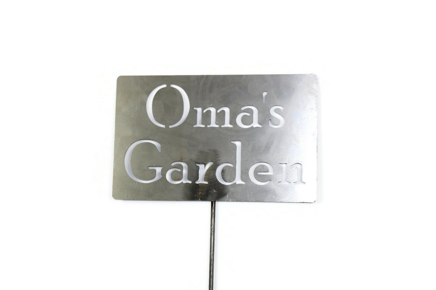 Oma's Garden Metal Yard Stake 20 to 48 Inches Tall