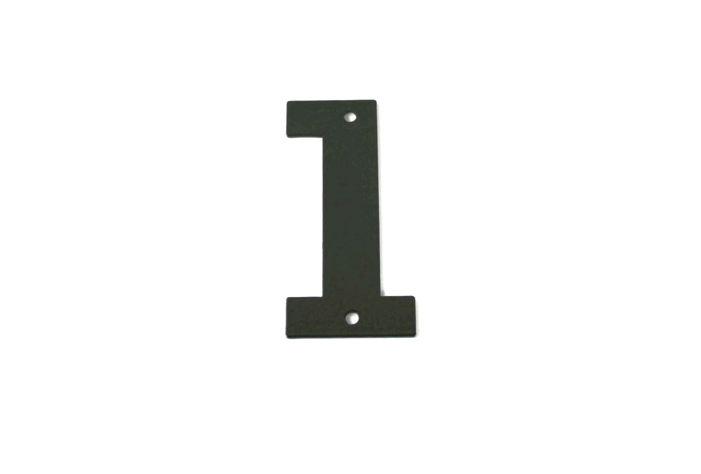 Metal Letters and Numbers Blocky Square Font 4" Tall Powder Coated