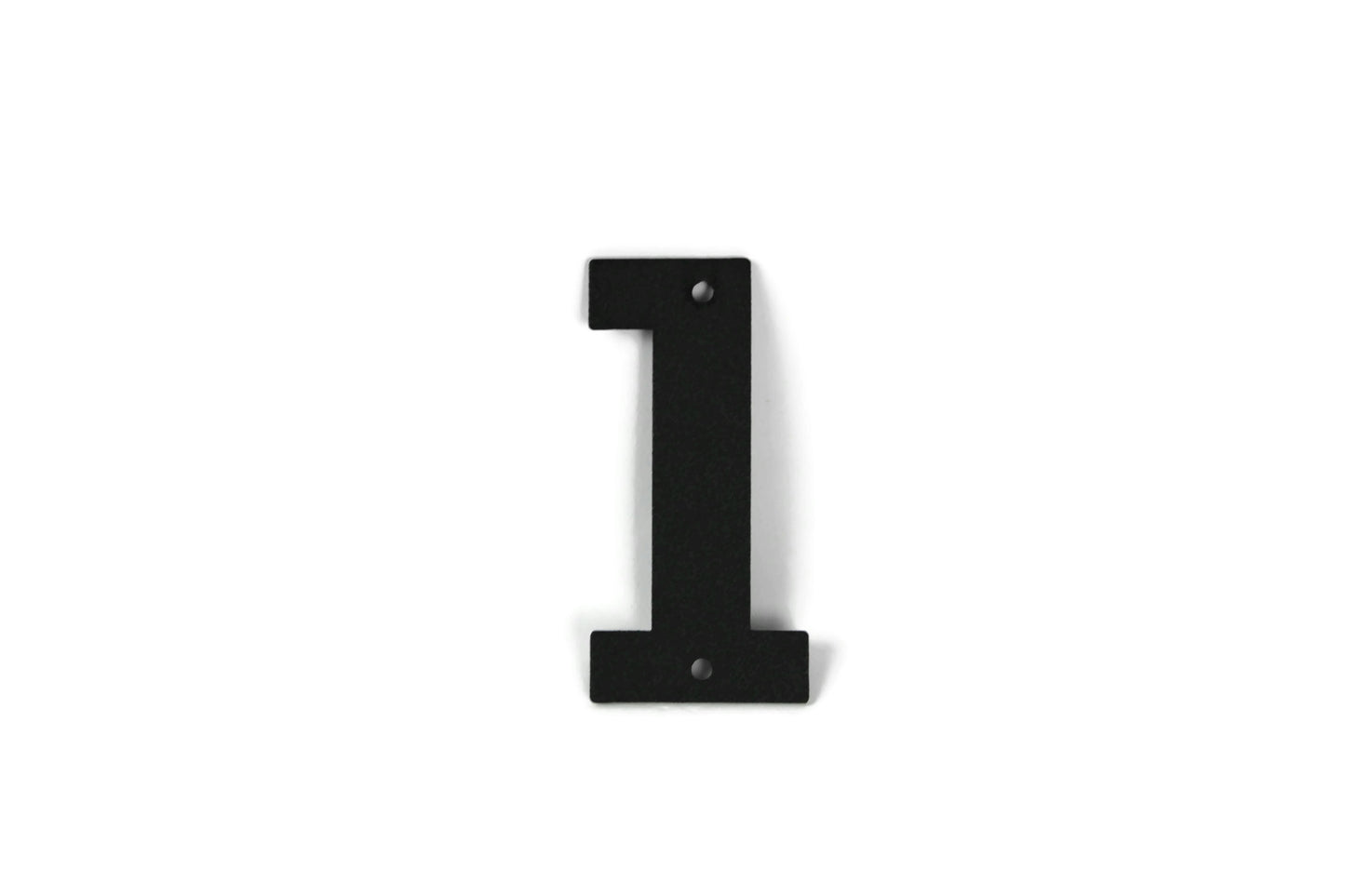 Metal Letters and Numbers Blocky Square Font 4" Tall Powder Coated