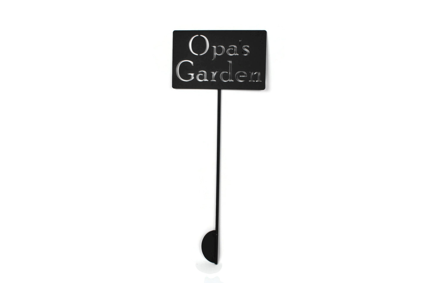 Opa's Garden Metal Garden Stake Marker 20 to 48 Inches Tall