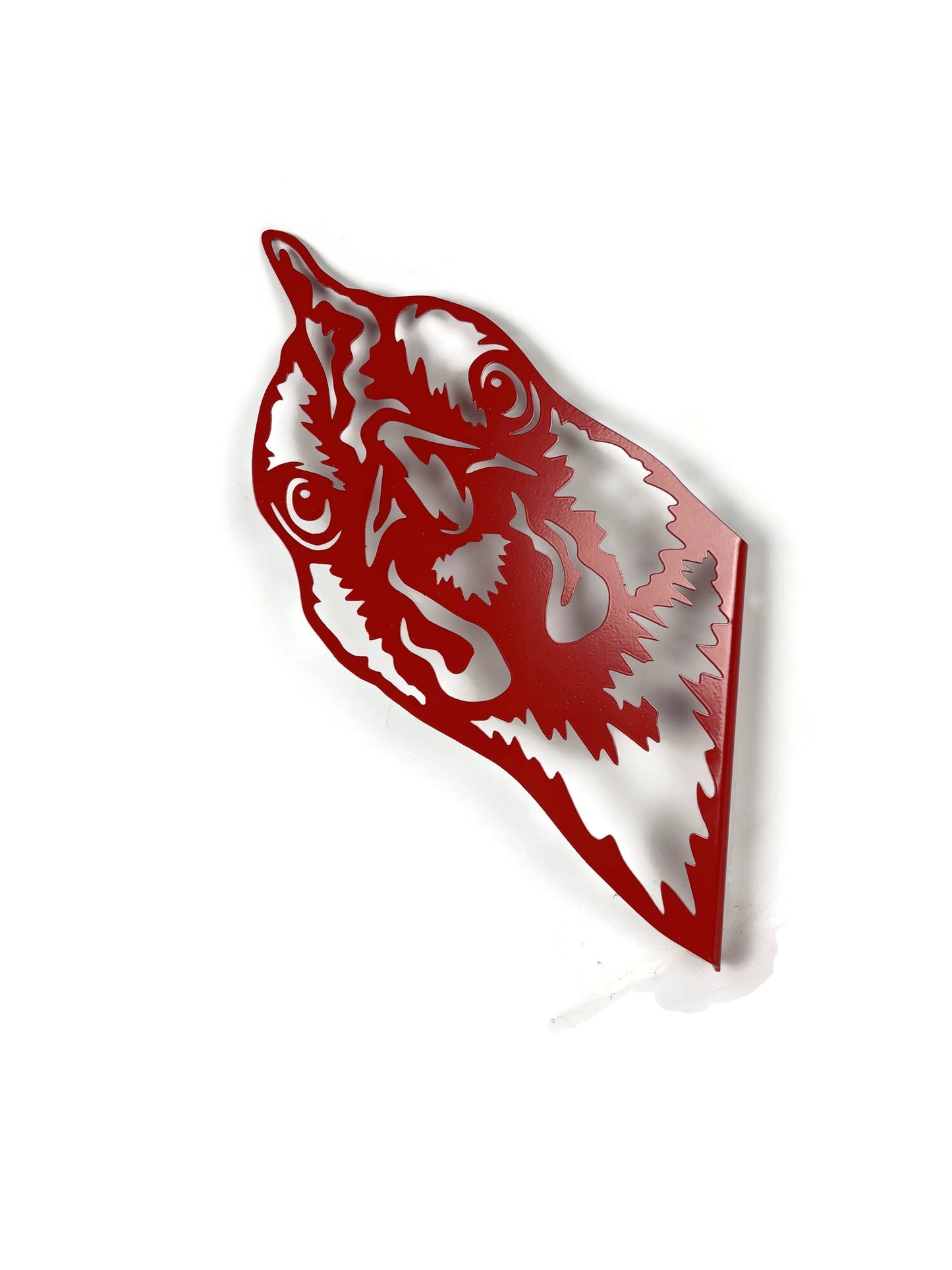 Peek a Boo Chicken Hen Metal Art Sign 11 Inches Tall