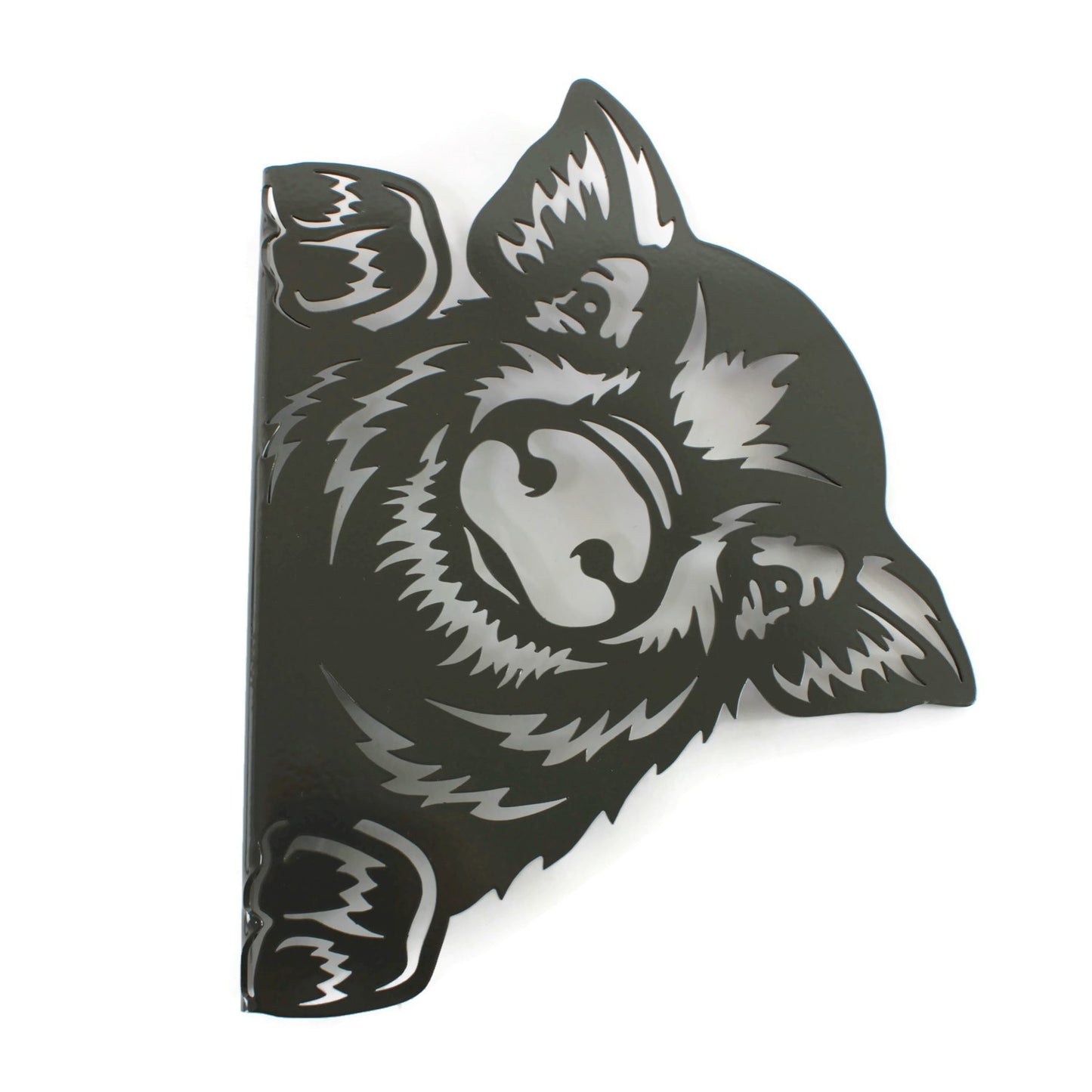 Peek a Boo Pig Hog Metal Sign 11 Inches Tall