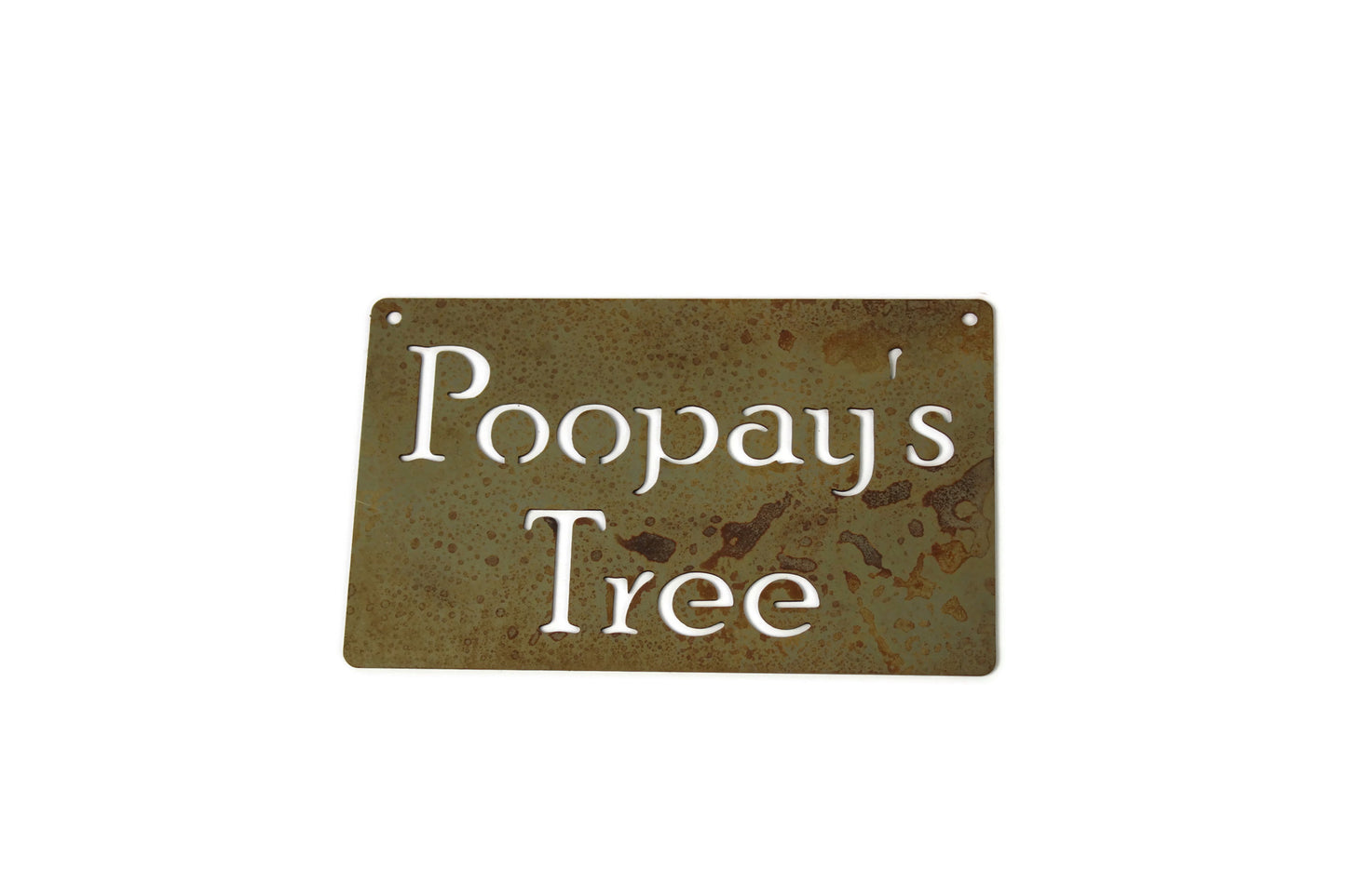 Metal Garden Signs and Hangers -- Clearance Items 8 to 13 Inches Wide