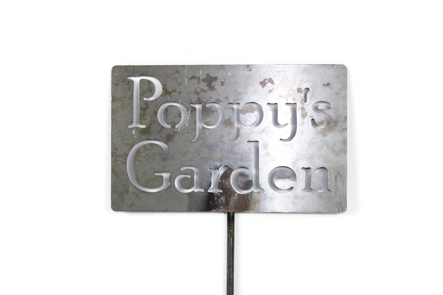 Poppy's Garden Metal Yard Stake 20 to 48 Inches Tall