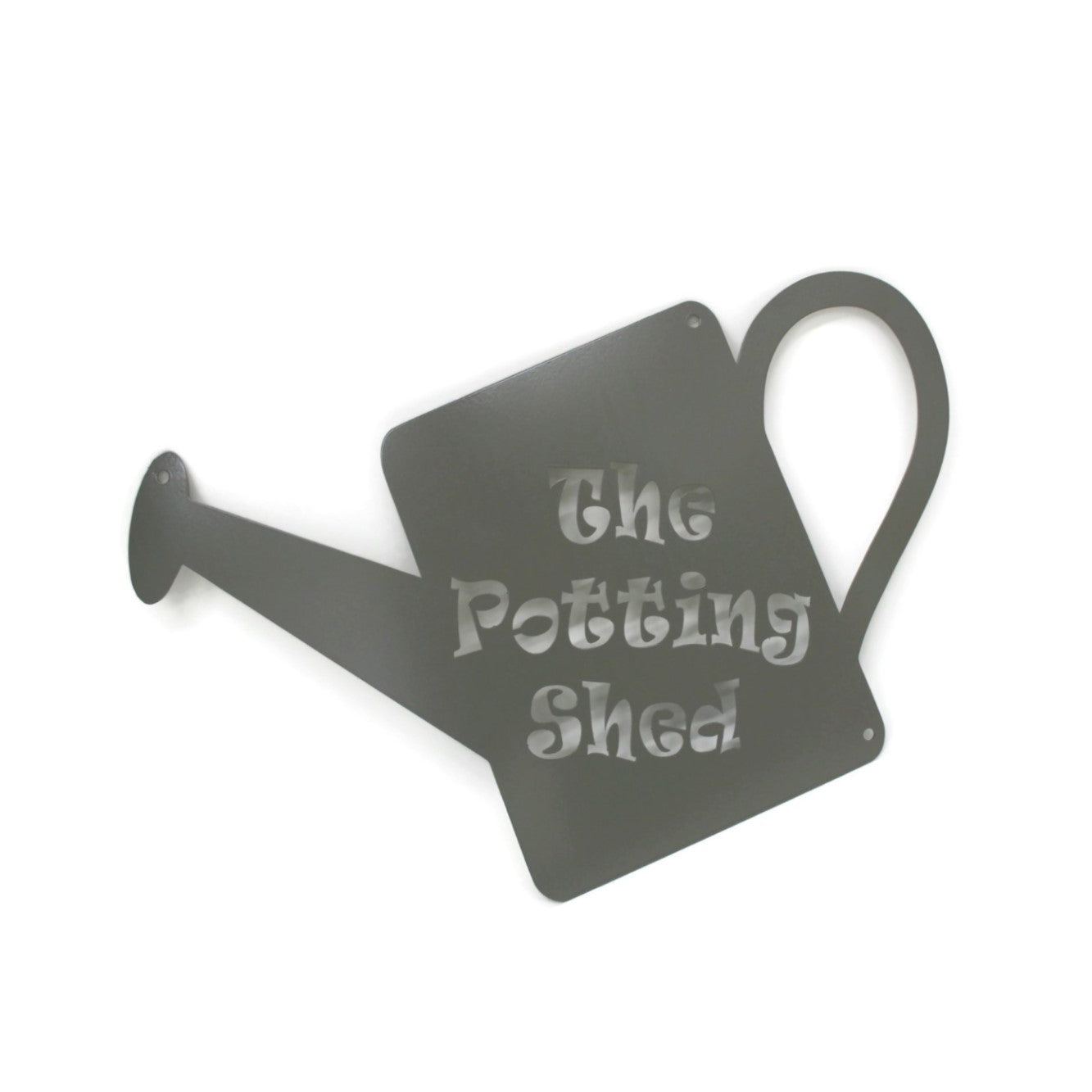 The Potting Shed Metal Sign 11.25 Inches Tall