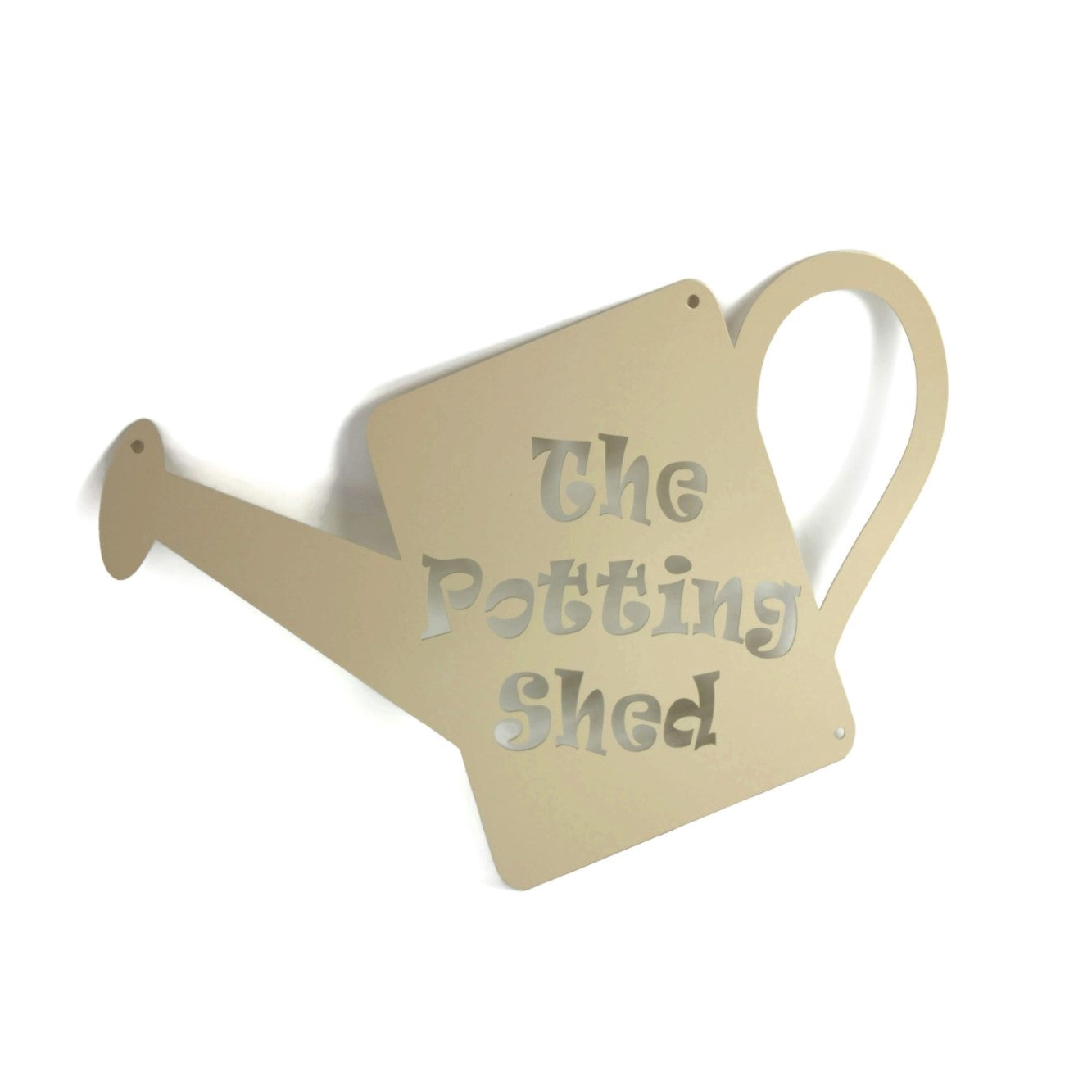 The Potting Shed Metal Sign 11.25 Inches Tall