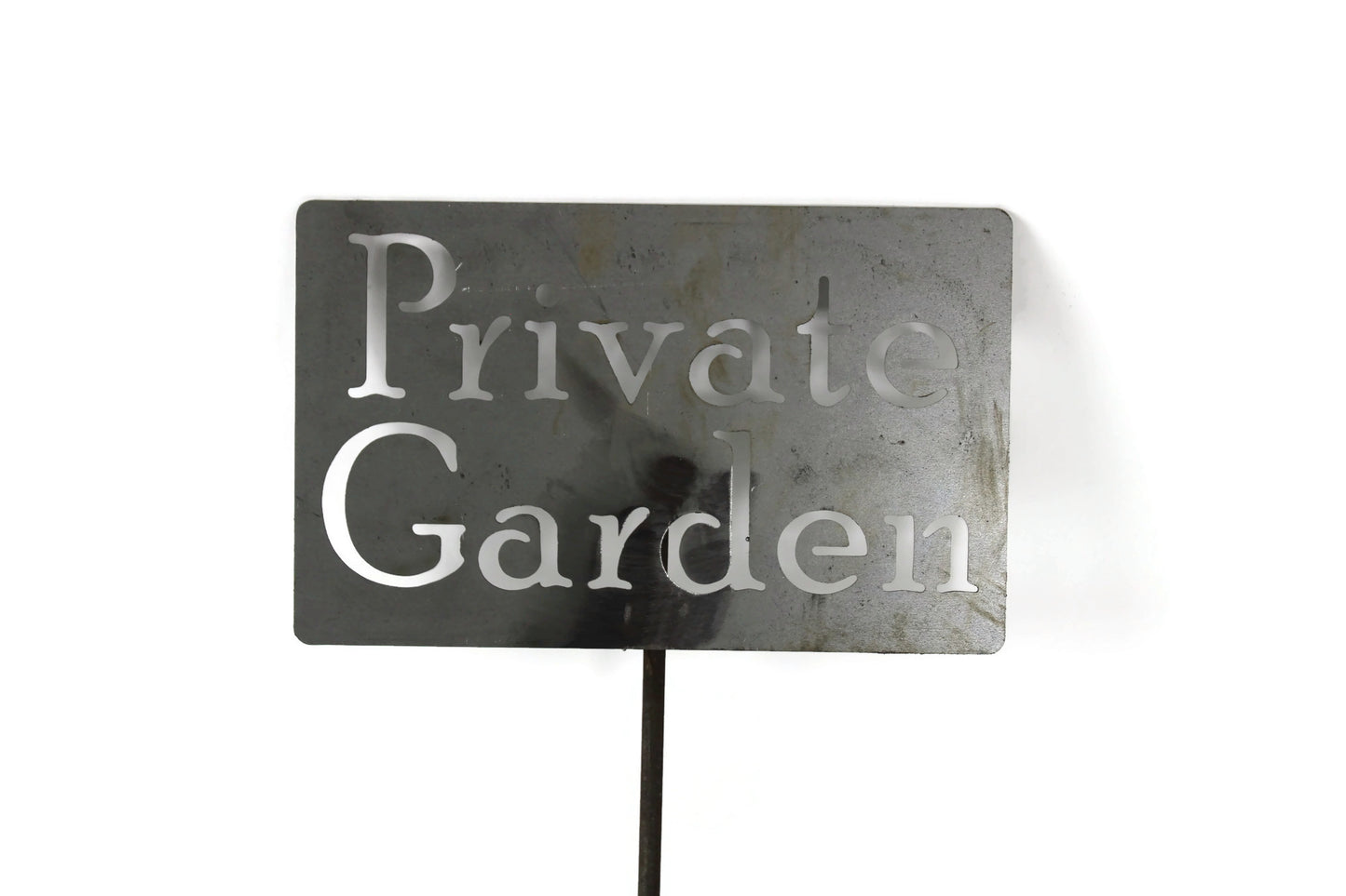 Private Garden Metal Marker Stake 20 to 48 Inches Tall
