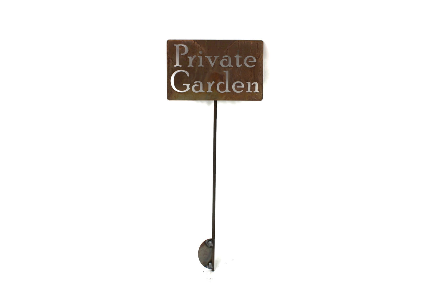 Private Garden Metal Marker Stake 20 to 48 Inches Tall