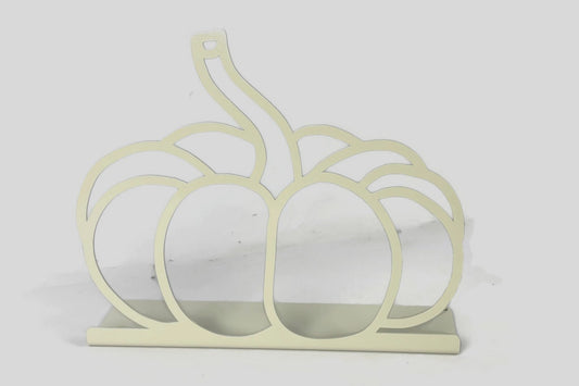 Pumpkin Tabletop Metal Home Décor 9 Inches Wide