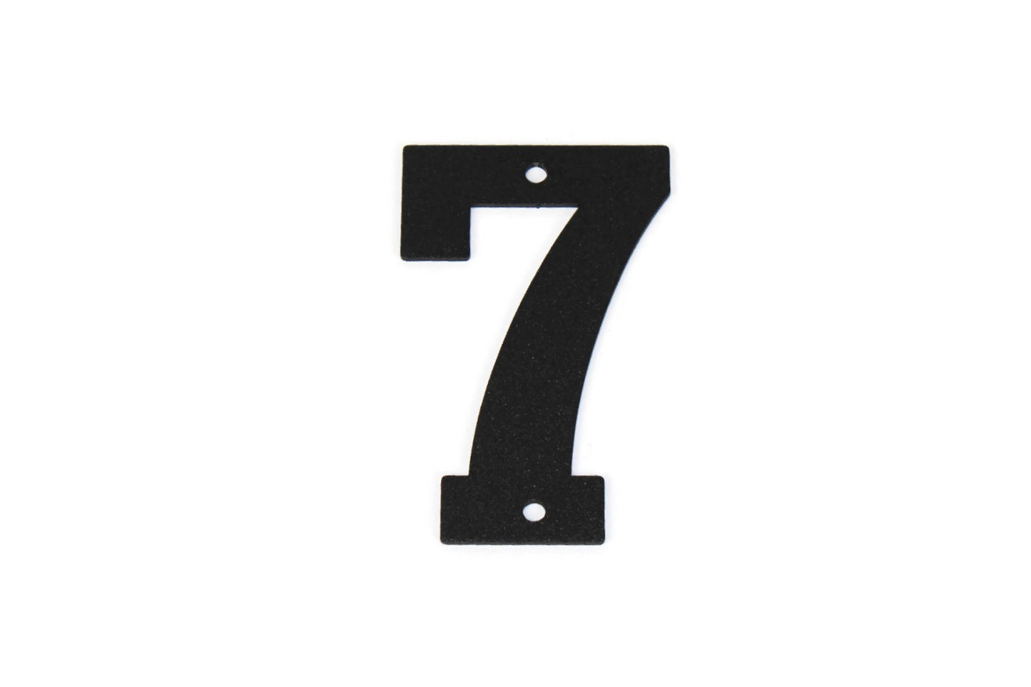 Metal Letters and Numbers Blocky Square Font 4" Tall Powder Coated