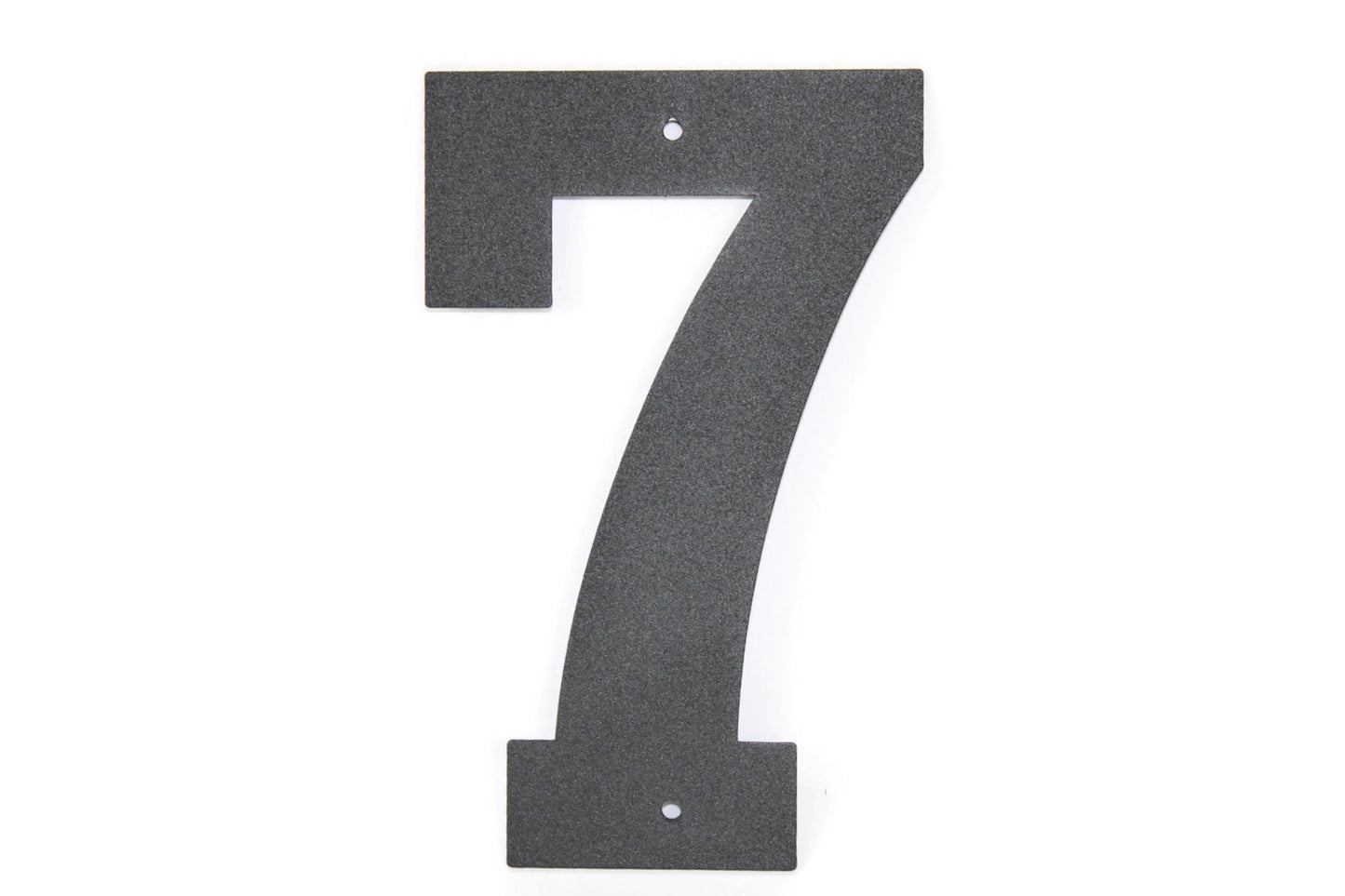 Metal Letters and Numbers Blocky Square Font 8" Tall Powder Coated